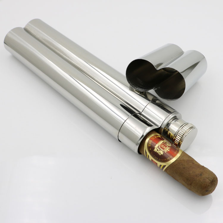 Cigar tube kit with wine tube