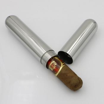 Cigar tube packaging for one cigar